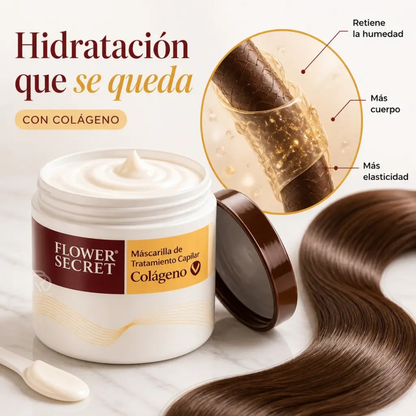Flower Secret™ - El colágeno que tu pelo estaba pidiendo.