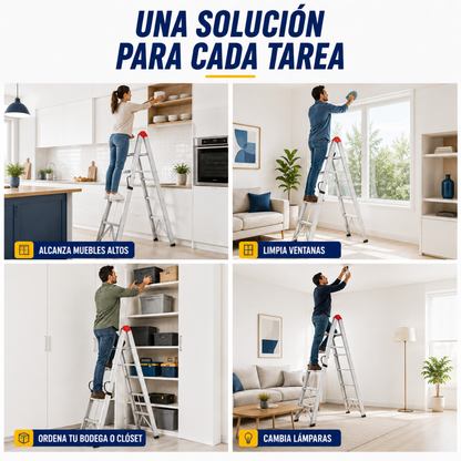 EscalaFlex 4™ - Se pliega en segundos y cabe en cualquier rincón.