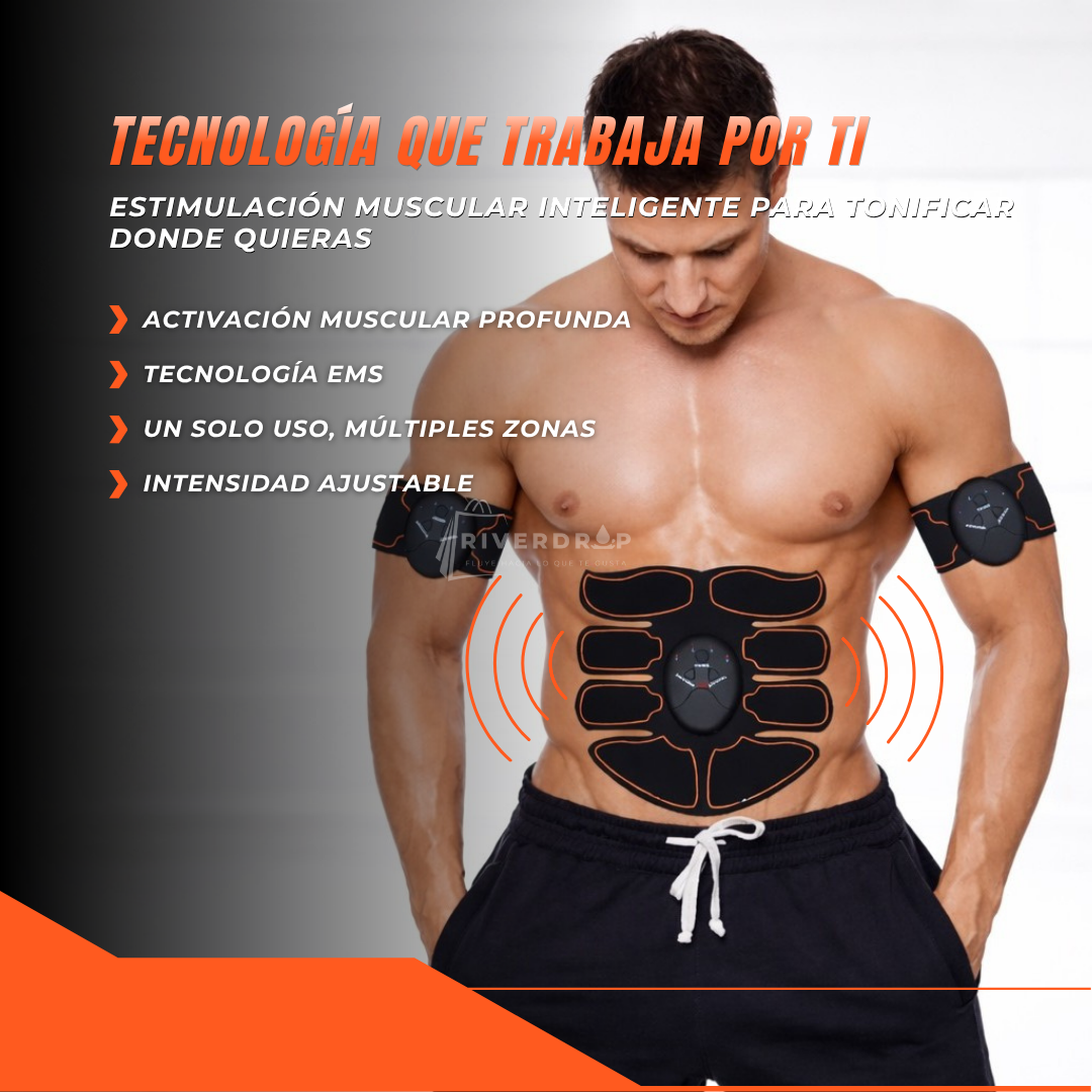 BodyPulse X8™ - 8 puntos de estimulación para resultados visibles
