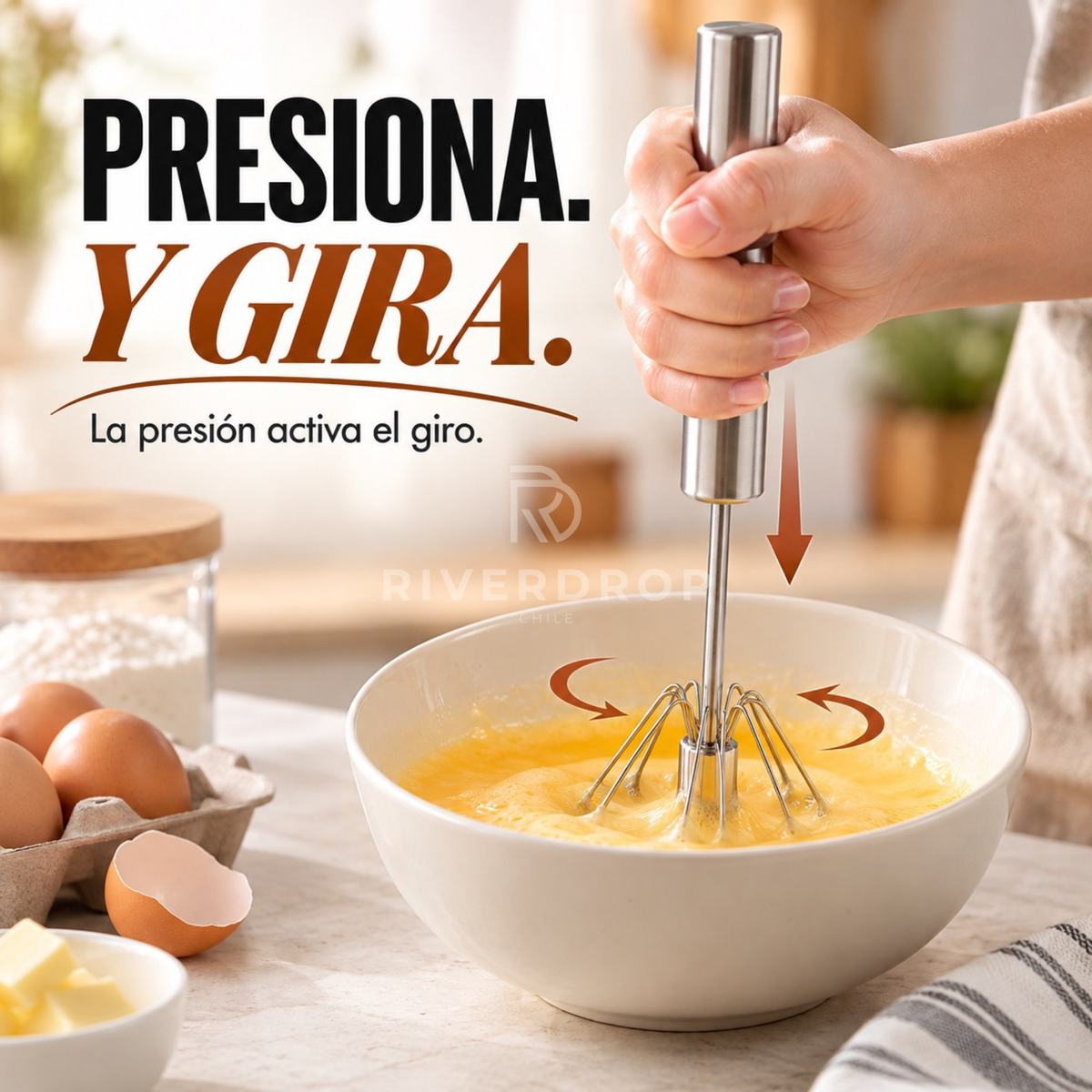GiroMix™ - Sin cables, sin ruido, sin cansancio