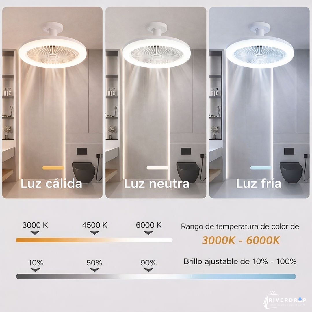 BreezeLight™ - Ilumina tu espacio, refresca tu ambiente
