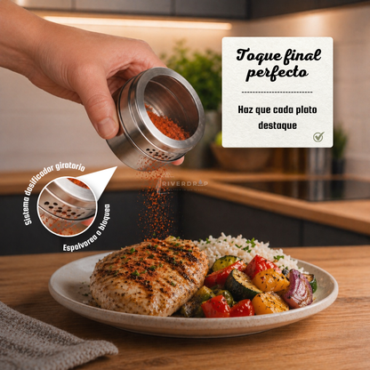SteelSpice™ - Organiza, cocina, disfruta.