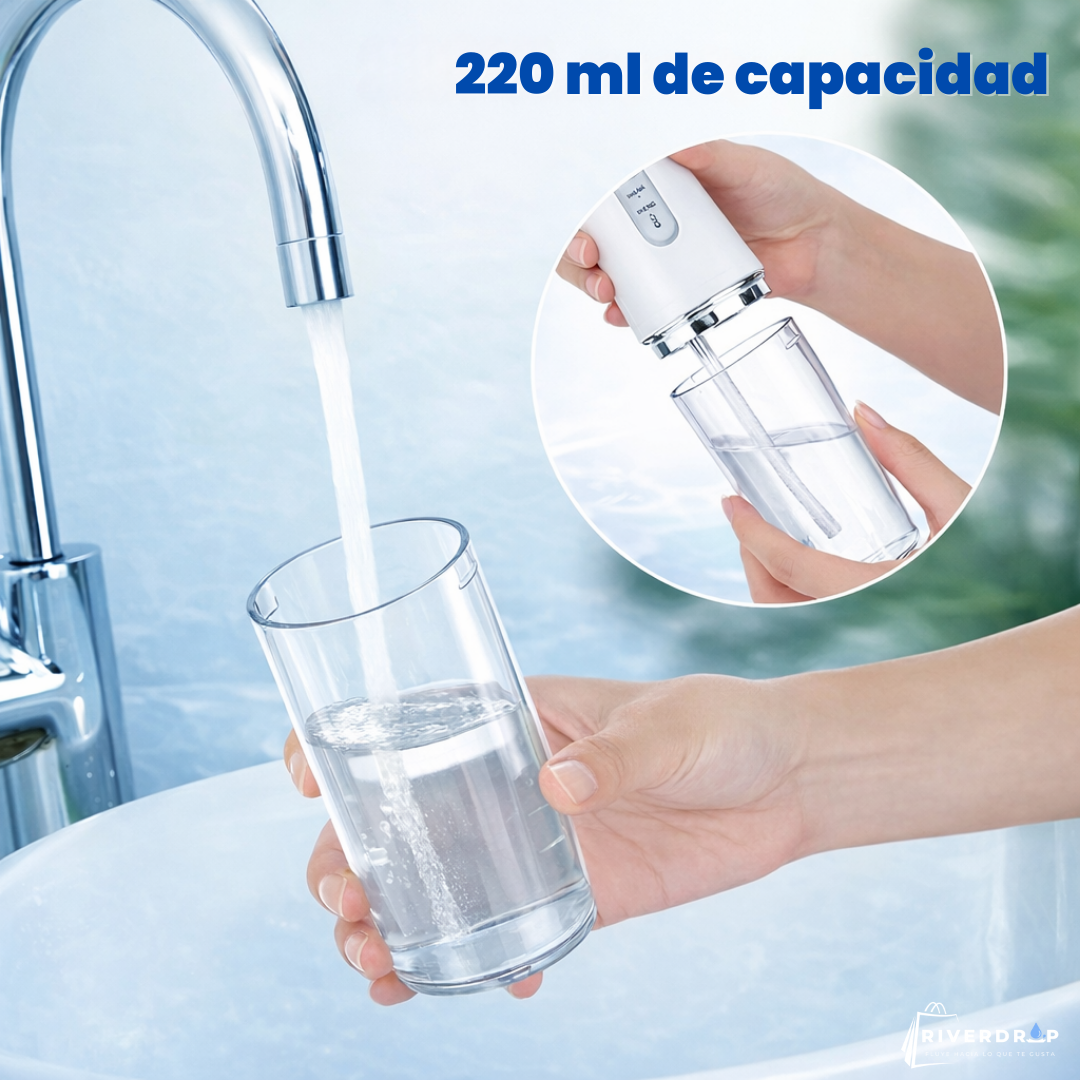 HydroClean™ - Remueve suciedad oculta entre dientes y encías