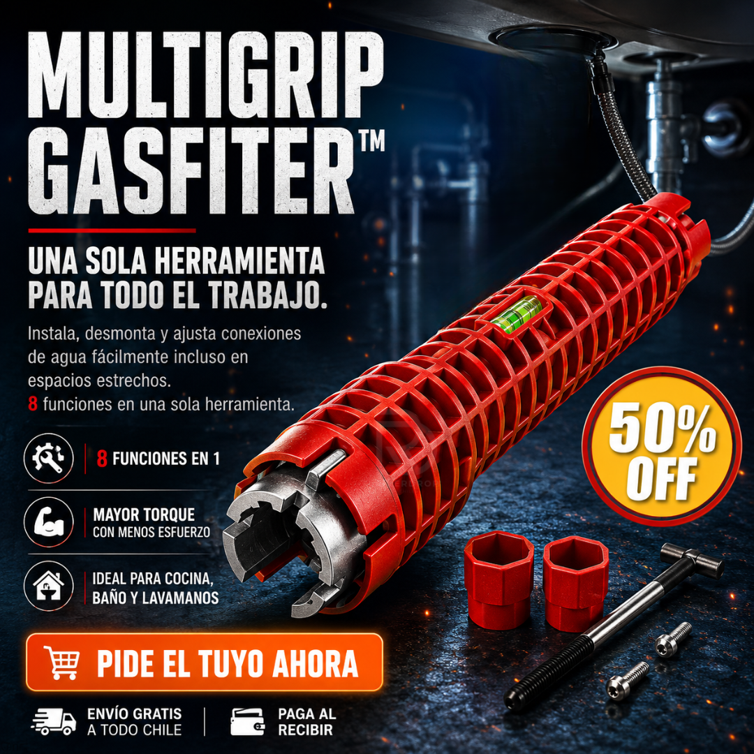 MultiGrip Gasfiter™ - Una sola herramienta para todo el trabajo.