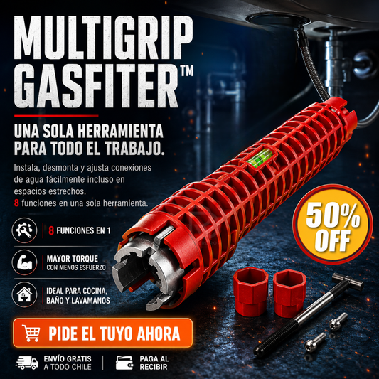 MultiGrip Gasfiter™ - Una sola herramienta para todo el trabajo.