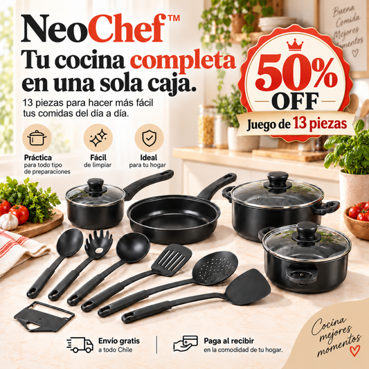 NeoChef™ - Tu cocina completa en una sola caja.