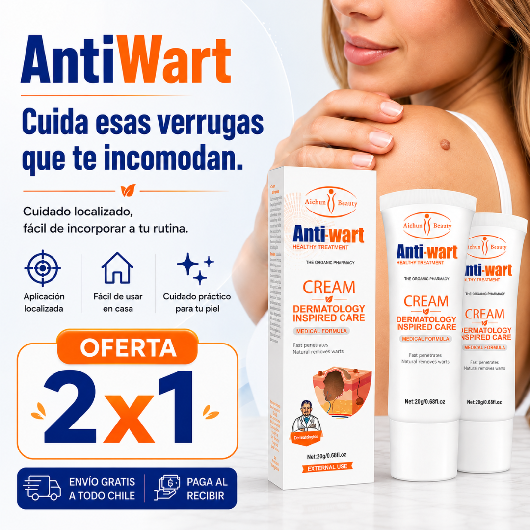 AntiWart™ - Cuida esas verrugas que te incomodan.