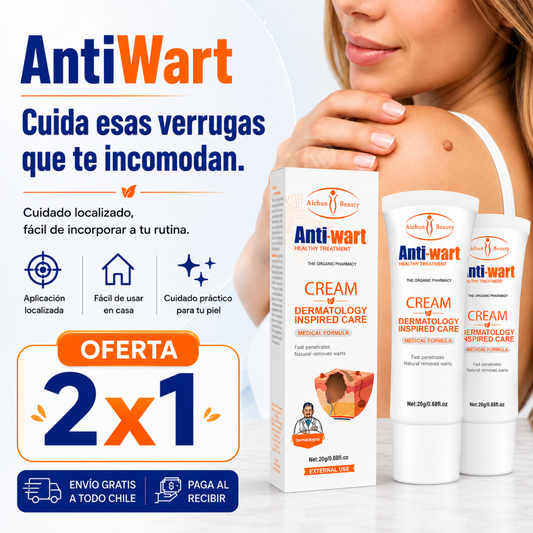 AntiWart™ - Cuida esas verrugas que te incomodan.