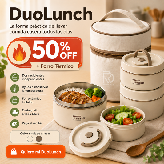 DuoLunch™ - La forma práctica de llevar comida casera todos los días.