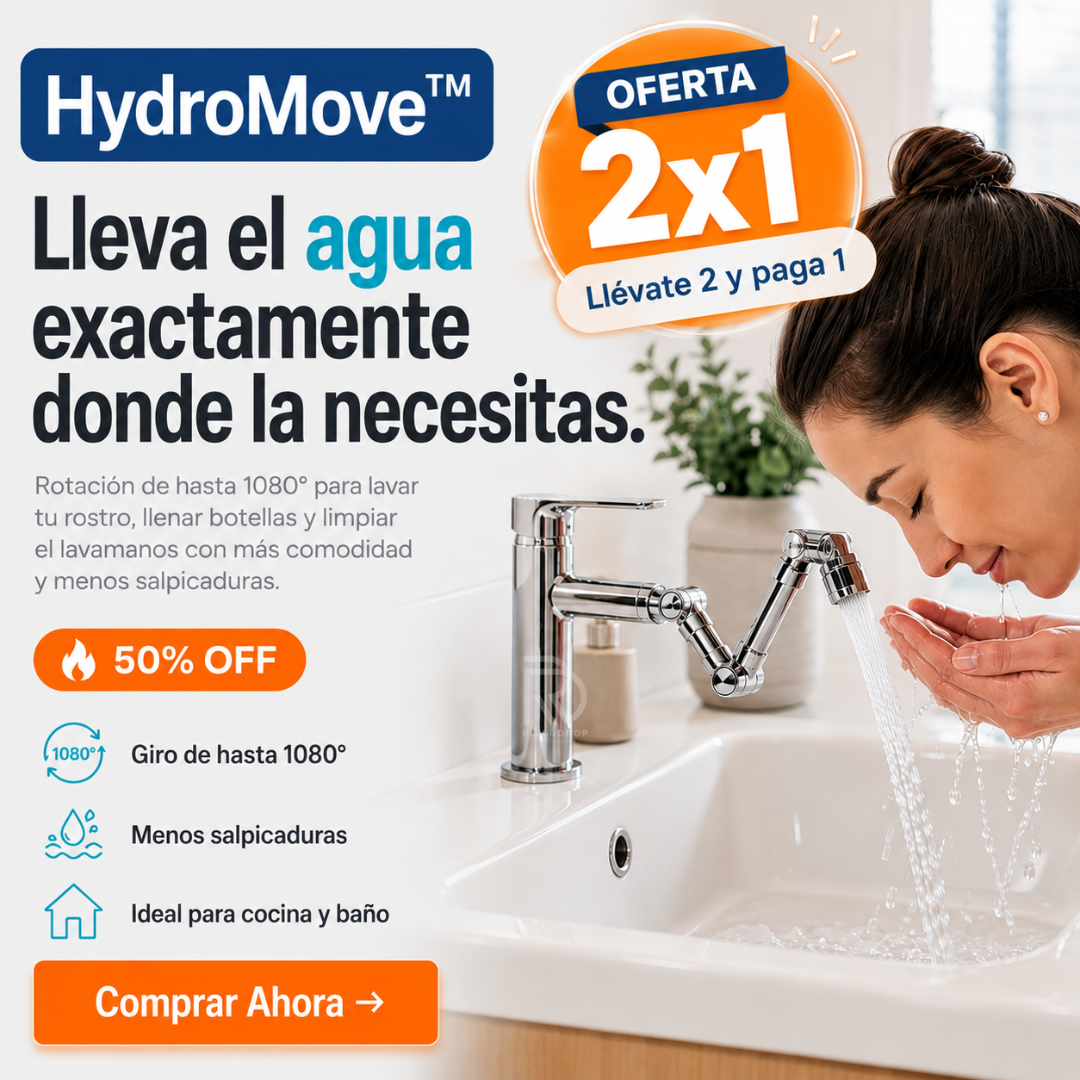 HydroMove™ - Lleva el agua exactamente donde la necesitas.