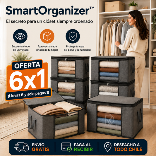 SmartOrganizer™ - El secreto para un clóset siempre ordenado.