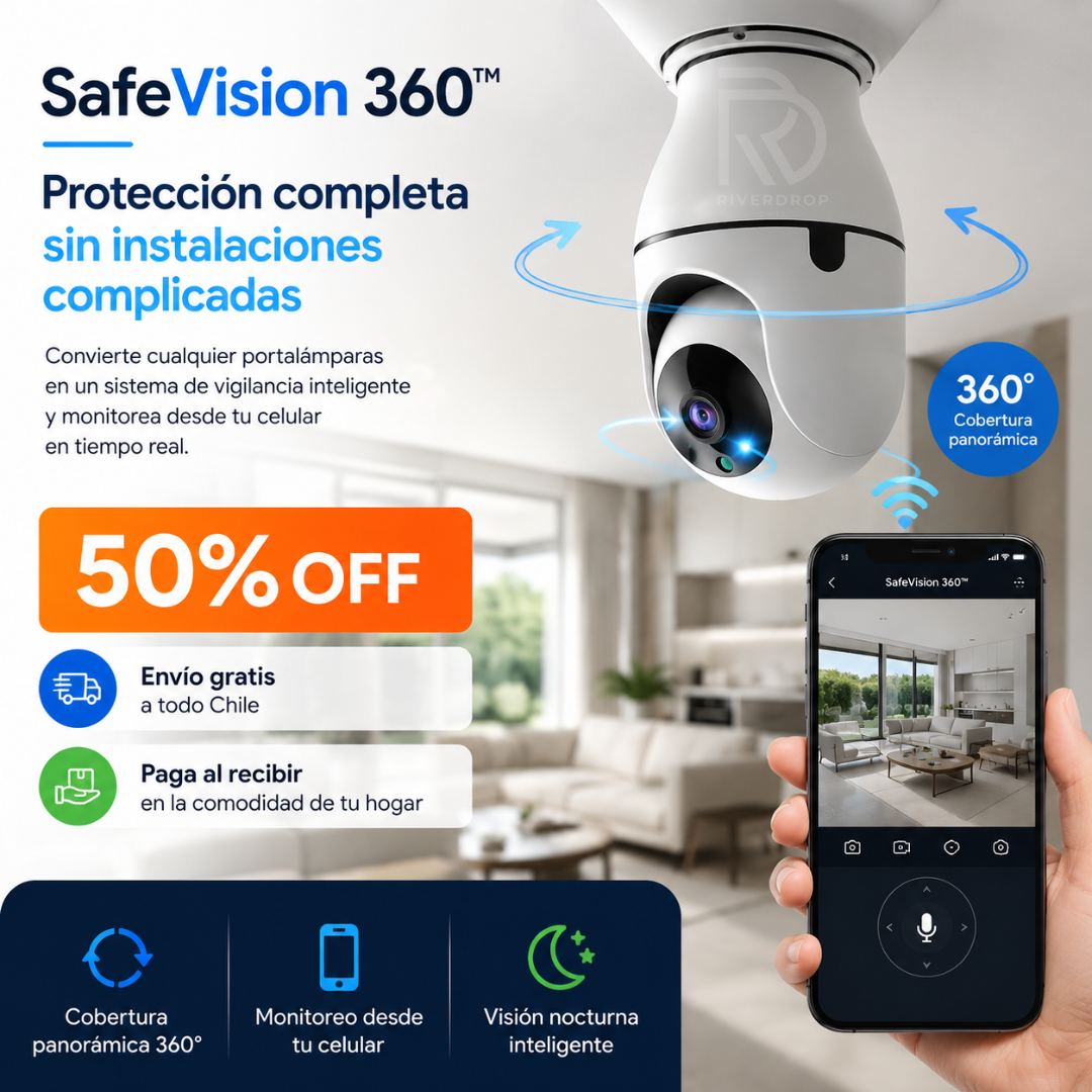 SafeVision 360™ - Protección completa sin instalaciones complicadas.