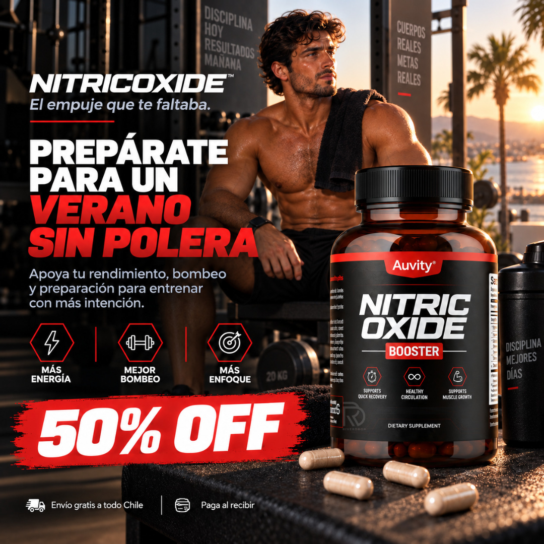 NitricOxide™ - El empuje que te faltaba.