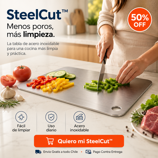 SteelCut™ - Menos poros, más limpieza.