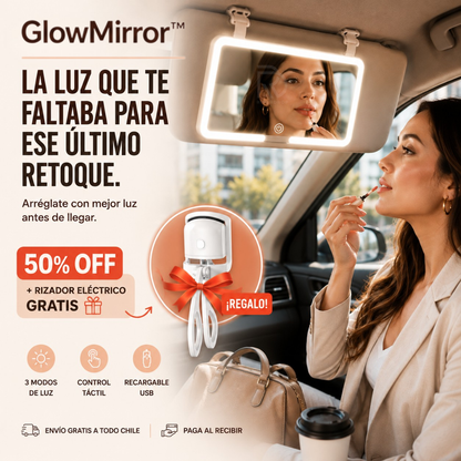 GlowMirror™ - La luz que te faltaba para ese último retoque.