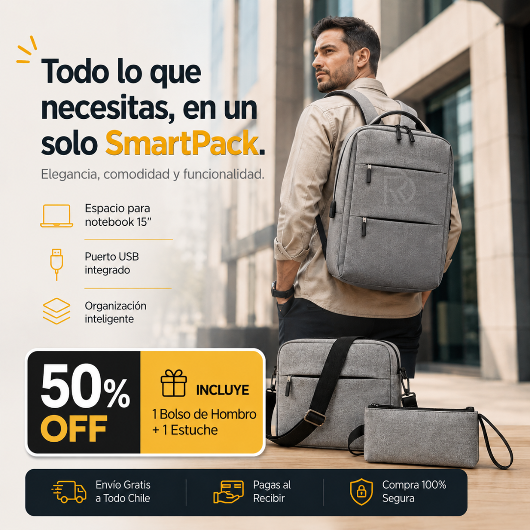 SmartPack™ - Elegancia, comodidad y funcionalidad.