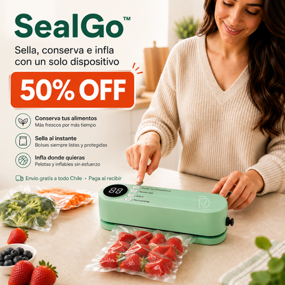 SealGo™ - Sella, conserva e infla con un solo dispositivo
