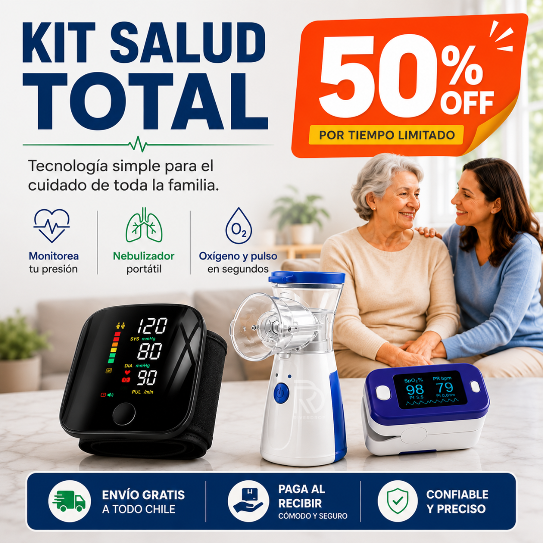 Kit Salud Total - Tecnología simple para el cuidado de toda la familia.