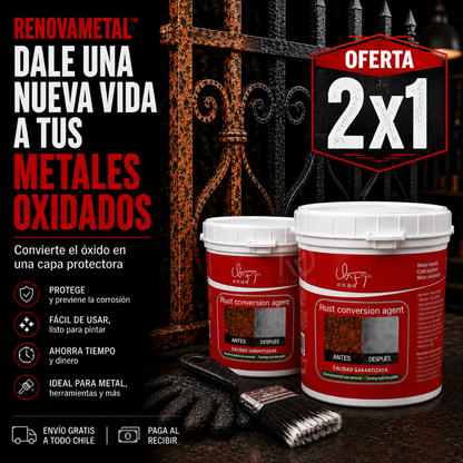 RenovaMetal™ - Dale una nueva vida a tus metales oxidados.