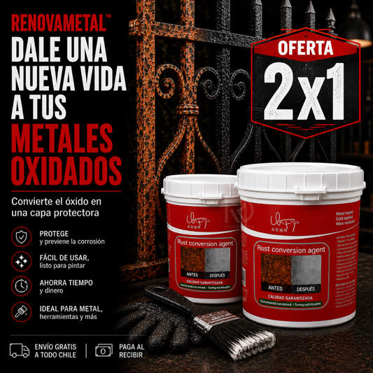 RenovaMetal™ - Dale una nueva vida a tus metales oxidados.