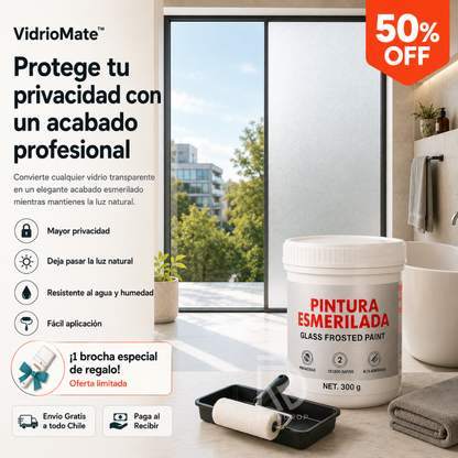 VidrioMate™ - Protege tu privacidad con un acabado profesional.