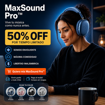 MaxSound Pro™ - Vive tu música como nunca antes.